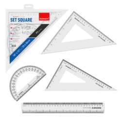 Set 4 instrumente geometrie Isomars Technical STC180