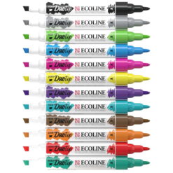 Set 12 carioci acuarela Ecoline Duotip Basic