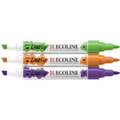 Set 3 carioci acuarela Ecoline Duotip Secondary