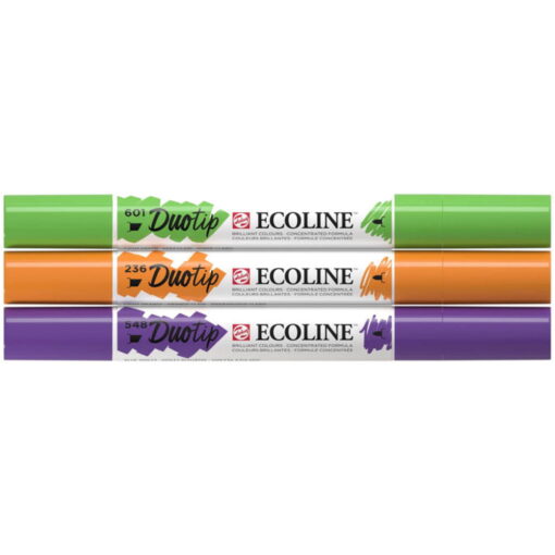 Set 3 carioci acuarela Ecoline Duotip Secondary