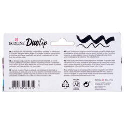 Set 3 carioci acuarela Ecoline Duotip Secondary