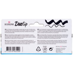 Set 3 carioci acuarela Ecoline Duotip Black & Grey
