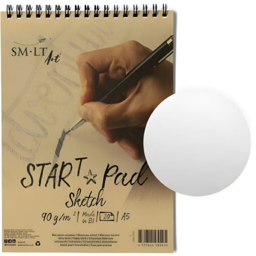 Bloc Desen Sm.lt Start Pad Sketch Spiral A5