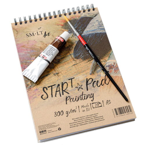 START PAD SPIRAL PAINTING 300gr 20sh A5
