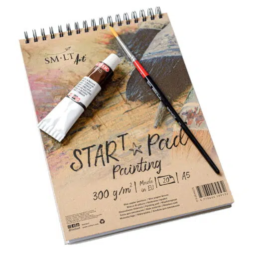 START PAD SPIRAL PAINTING 300gr 20sh A5