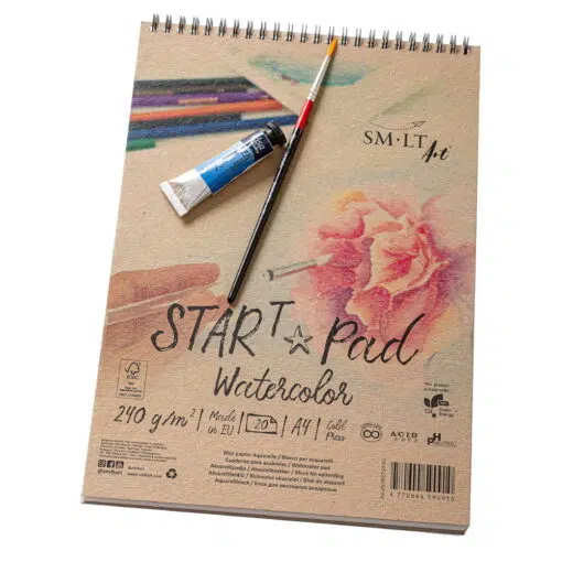 START PAD SPIRAL WATERCOLOR 240gr 20sh A4