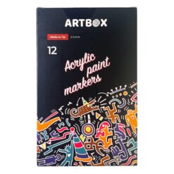 Set Markere cu vopsea Artbox Acrylic Marker 2-3 mm Essential 12 1
