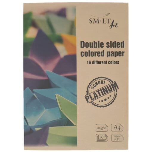 Bloc de desen SM.LT School Platinum Colored 120 gr A4