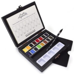 Set acuarele Sennelier La Petit Aquarelle - cutie lemn