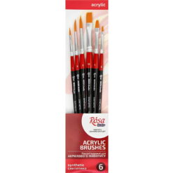 Set pensule Rosa Studio Acrylic 6