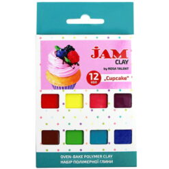 Set lut polimeric Rosa Jam Clay Cup Cake 8 x 20 gr.