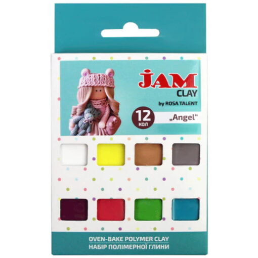 Set Lut Polimeric Rosa Jam Clay Angels 8 X 20 Gr.