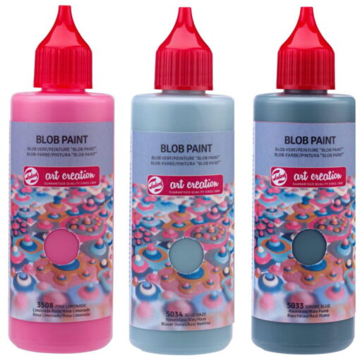 Set vopsea acrilica Art Creation Blob Paint set Pink | 3 x 80 ml