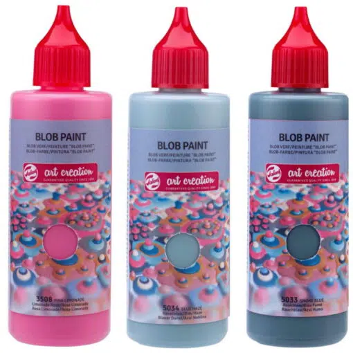 Set vopsea acrilica Art Creation Blob Paint set Pink | 3 x 80 ml