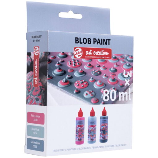 Set vopsea acrilica Art Creation Blob Paint set Pink | 3 x 80 ml