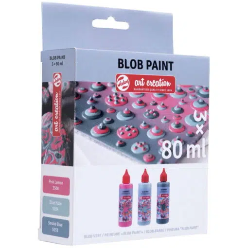 Set vopsea acrilica Art Creation Blob Paint set Pink | 3 x 80 ml