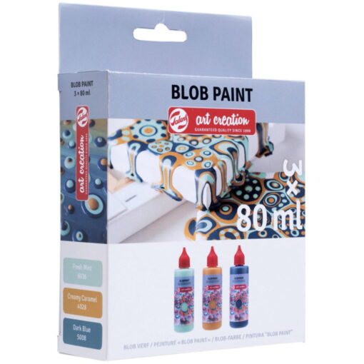 Set vopsea acrilica Art Creation Blob Paint set Mint | 3 x 80 ml