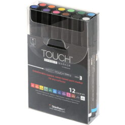 Set carioci cu vopsea Touch Opaque Marker Fine 12 Culori
