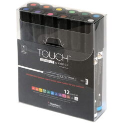 Set carioci cu vopsea Touch Opaque Marker Medium 12 Culori