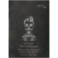 Caiet schite #authenticpad Black A5 30x165gr