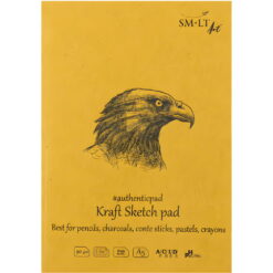 Caiet schite #authenticpad Kraft A5 60x90gr