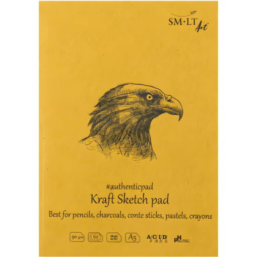 Caiet Schite #Authenticpad Kraft A5 60X90Gr