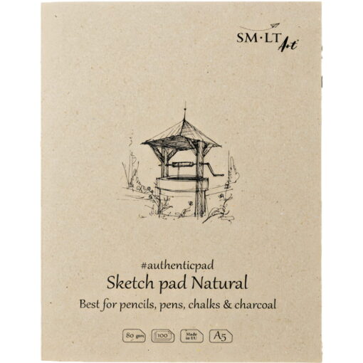 Caiet De Schite #Authenticpad Natural A5 100X80Gr