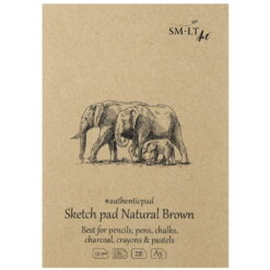 Bloc desen #authenticpad Natural Brown A5 80x135gr