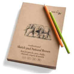 Bloc desen #authenticpad Natural Brown A5 80x135gr