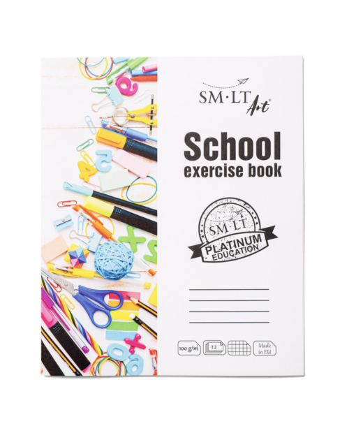 Caiet scolar matematica Smlt School Platinum 17/21 cm