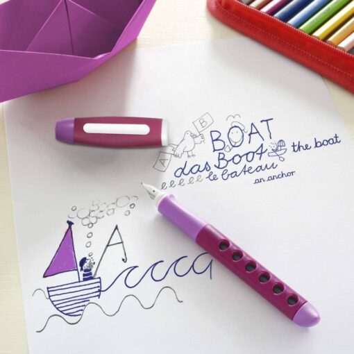 Stilou scolar Faber Castell Scribolino - imagine 2