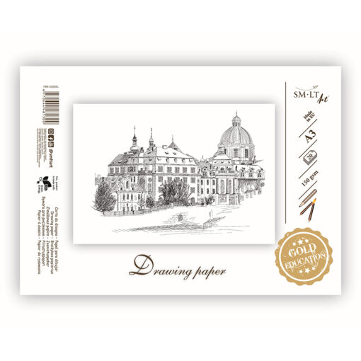 Bloc de desen SMLT Gold Drawing Pad 160 gr. A3