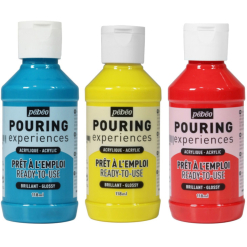 Culori acrilice Pebeo Pouring Experiences 118 ml.