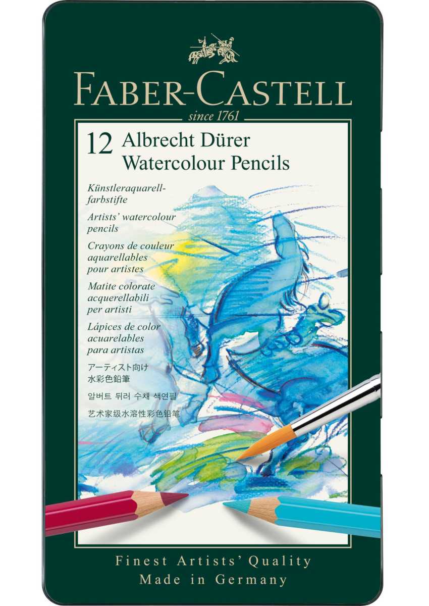 Set 12 creioane colorate Faber Castell A. Durrer