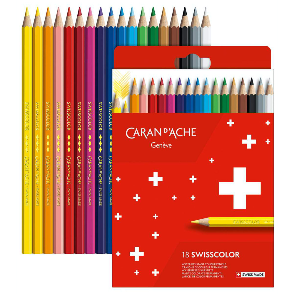 Set creioane colorate Caran dAche Swisscolor 18 - imagine 2
