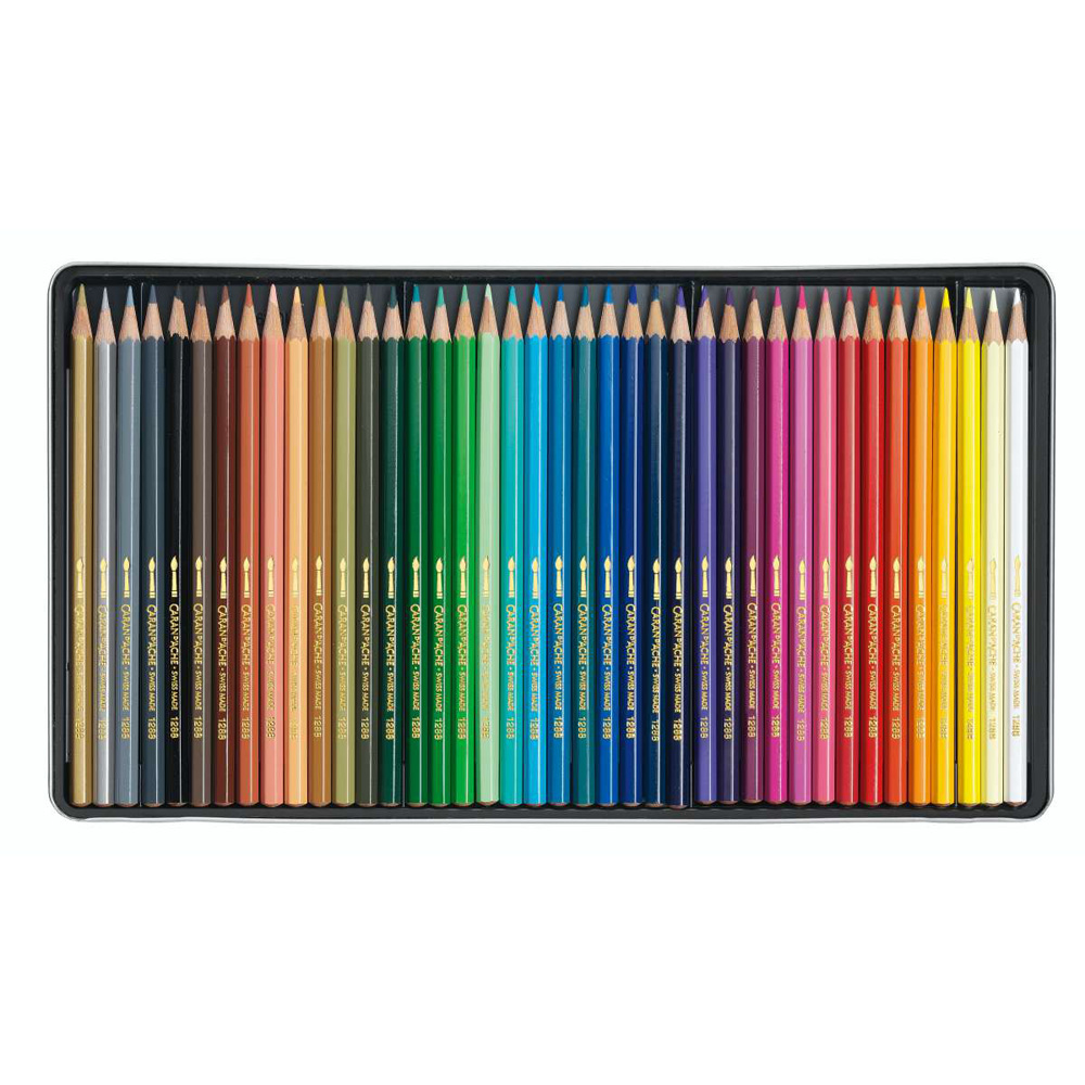 Set creioane colorate Caran d Ache Fancolor 40 culori - imagine 2