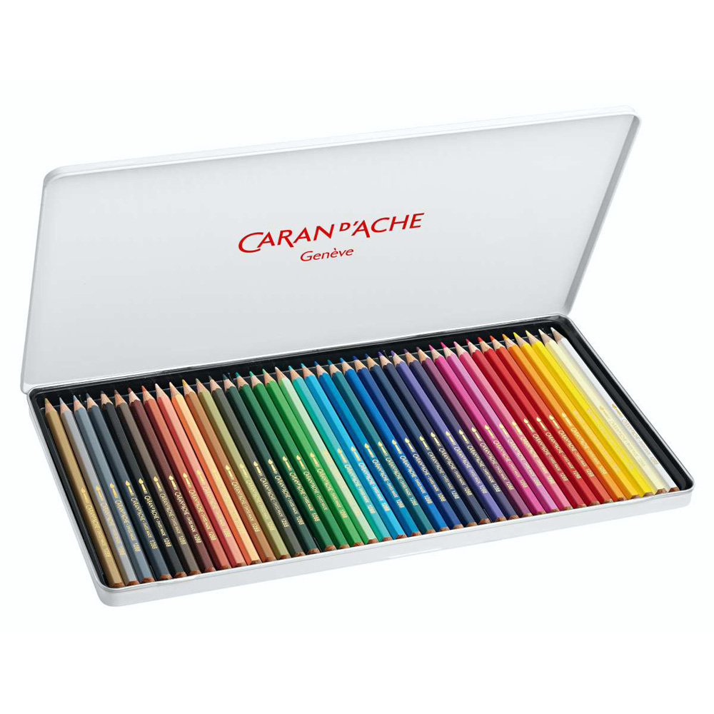 Set creioane colorate Caran d Ache Fancolor 40 culori - imagine 3