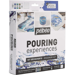 Set culori acrilice Pebeo Discovery Pouring Experiences 524602
