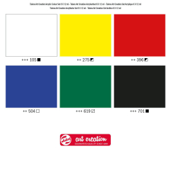 Seturi culori acrilice Art Creation 75 ml x 6 - 3582806M