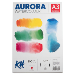 Bloc de desen Aurora Watercolour Glued Hot Pressed