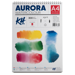 Bloc desen Aurora Watercolour spiral Hot Pressed