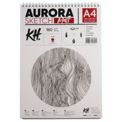 Bloc de desen Aurora Smooth & Matt Spiral 160