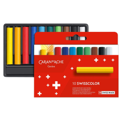Set creioane colorate cerate Caran dAche Swisscolor 10 - 7002.810