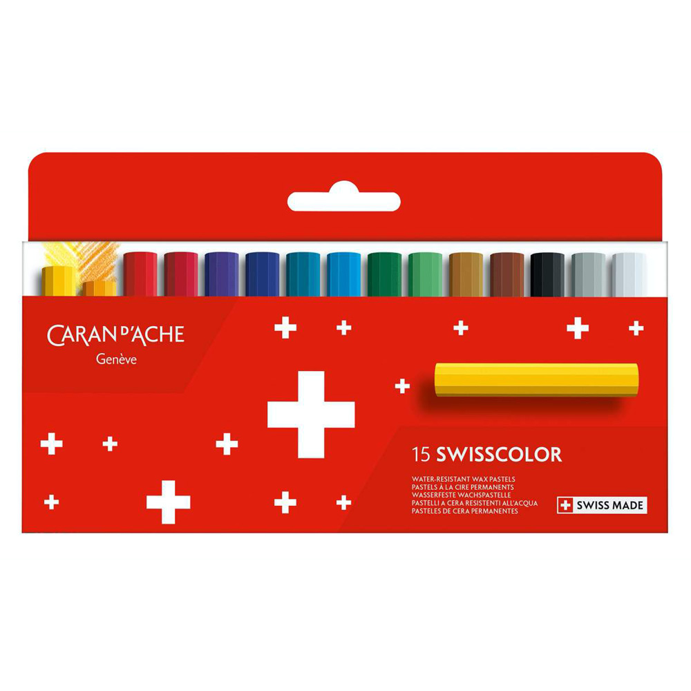 Set pasteluri cerate Caran dAche Swisscolor 15
