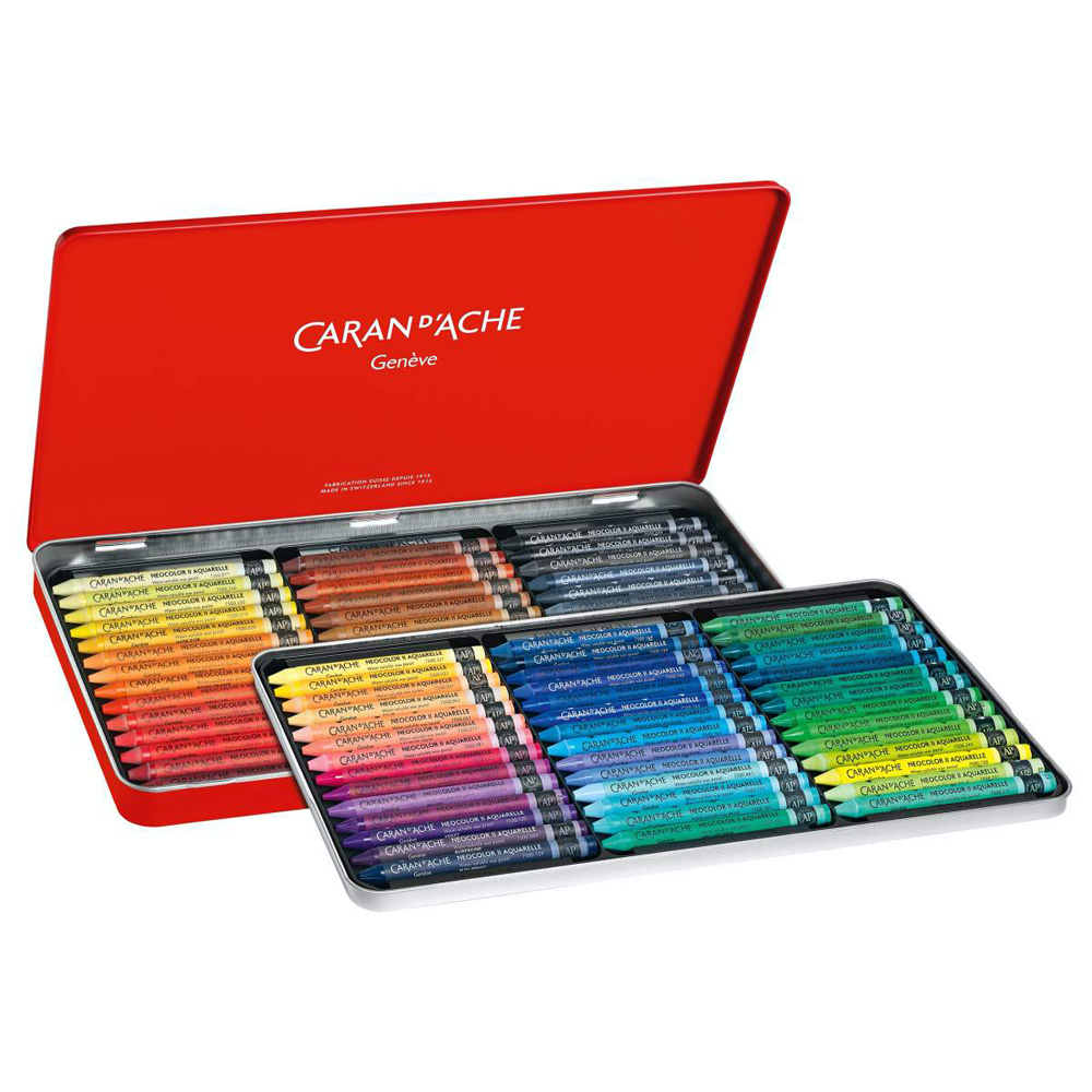 Set pastel Caran d'Ache Neocolor II 84 culori