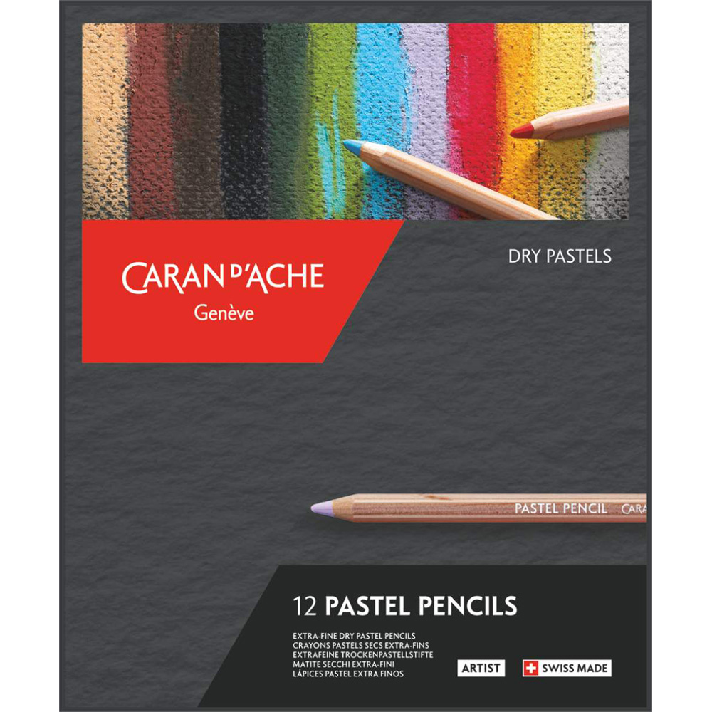 Set creiane colorate Caran d'Ache pastel 12