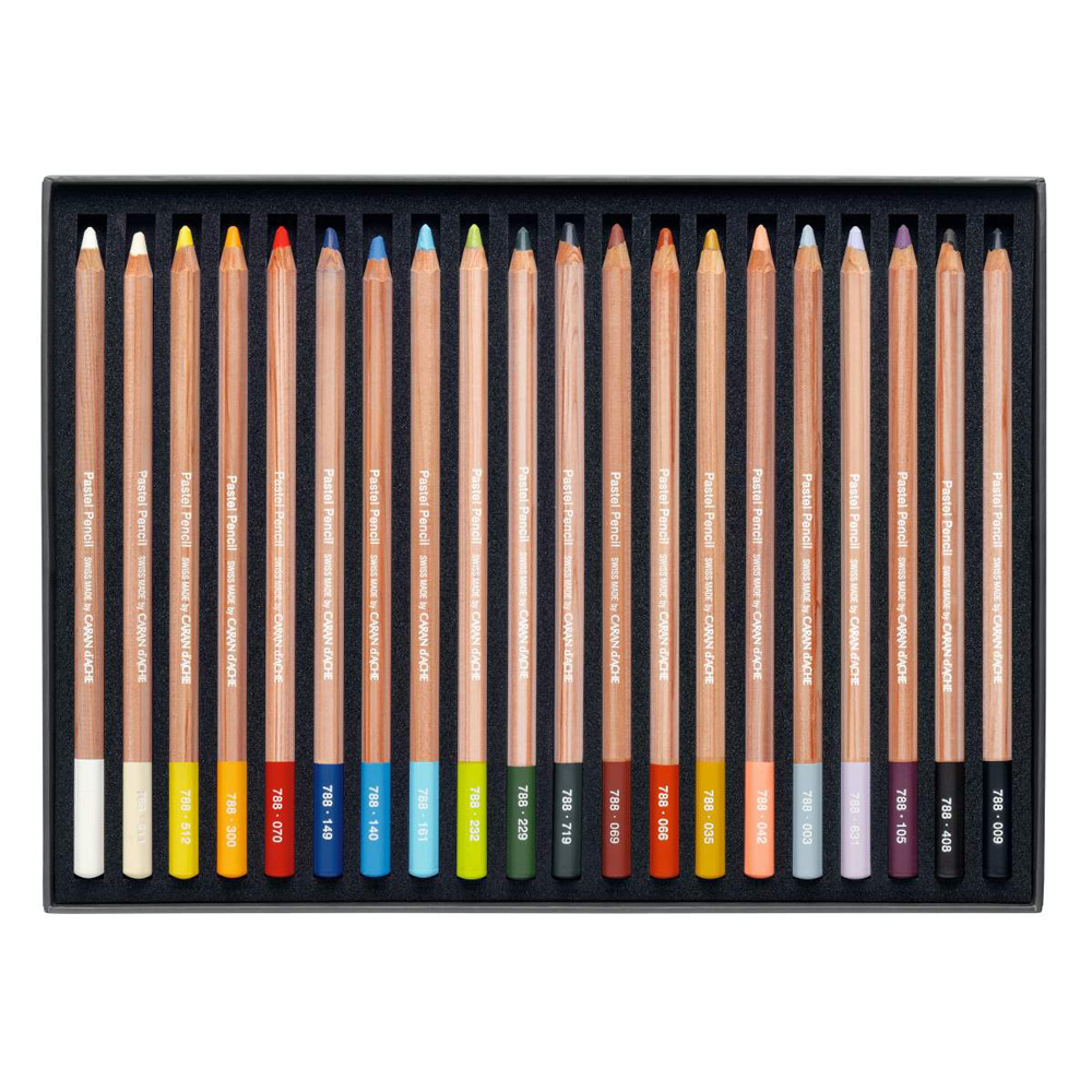 Set creioane colorate Caran d Ache pastel 20 - imagine 2