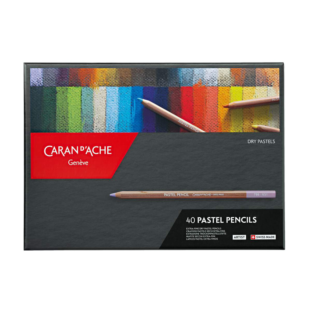 Set creioane colorate Caran d'Ache pastel 40 - imagine 2