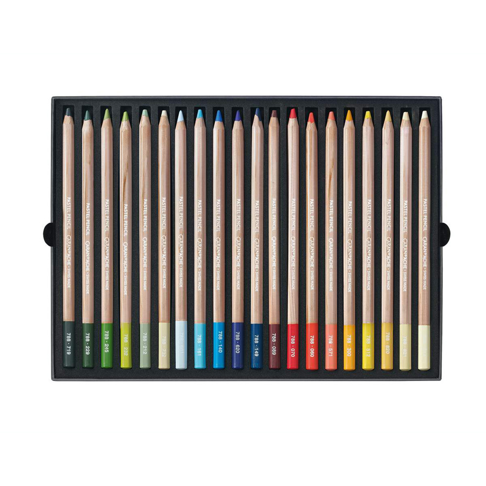 Set creioane colorate Caran d'Ache pastel 40 - imagine 3