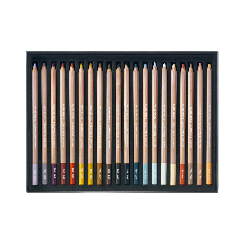 Set creioane colorate Caran d'Ache pastel 40 - imagine 4